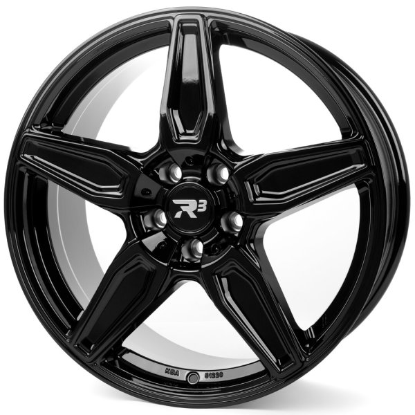 1x Felge R³ Wheels R3H08 black in 20 Zoll